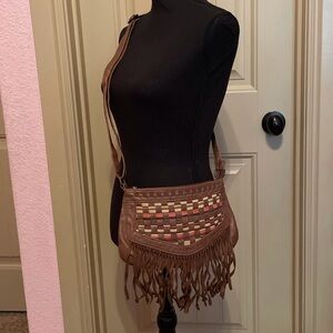 Western Boho Tasseled Crossbody Purse
